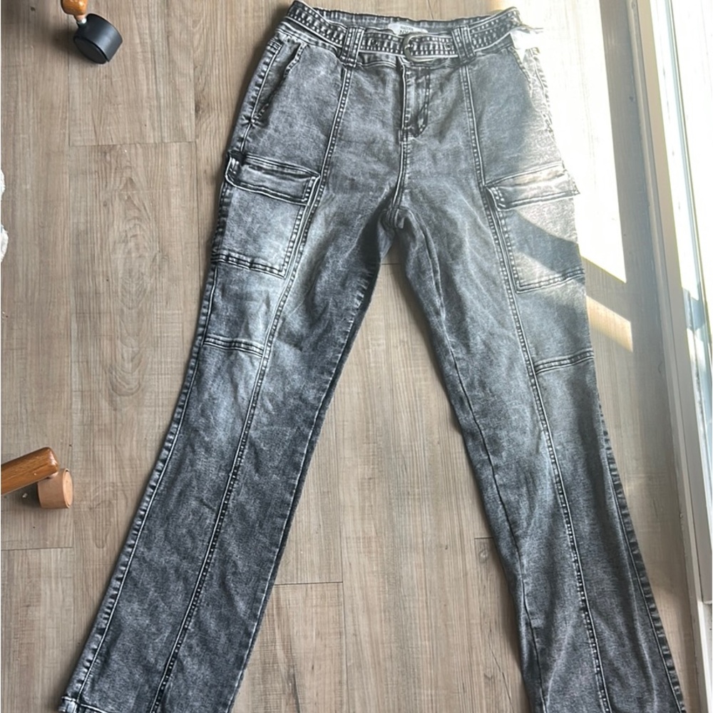 Gray Cargo Pants